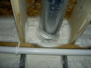 These two areas of your home offer some flexibility in terms of which insulation product to use. Depending on how the space will be used, your estimator can consider which combination of spray foam insulation or batting is most appropriate. Drafty joist header areas are usually sealed and insulated with polyurethane spray foam. We can provide guidance to how to most effectively frame the basement walls ahead of the insulation installation. The techniques we use to insulate crawl spaces can overcome common problems such as dampness, freezing pipes, or cold floors in the living space above. The recommended R-factor for both basement insulation and crawl space insulation is R-24. basement insulation, crawl space insulation Polyurethane spray foam to R-24 for basement walls and joist header areas.