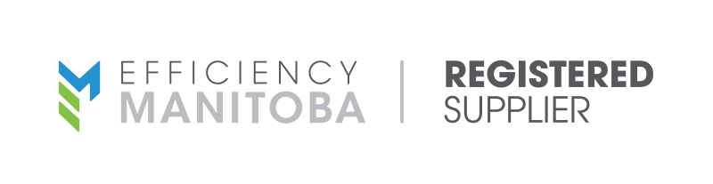 Efficiency Manitoba banner, registered supplier.