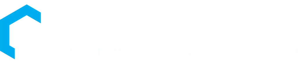 Caliber logo white